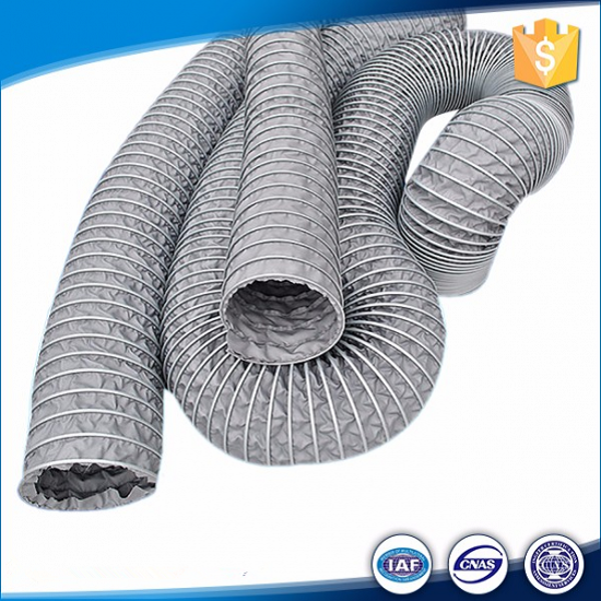PVC flexible ventilation air duct pipe